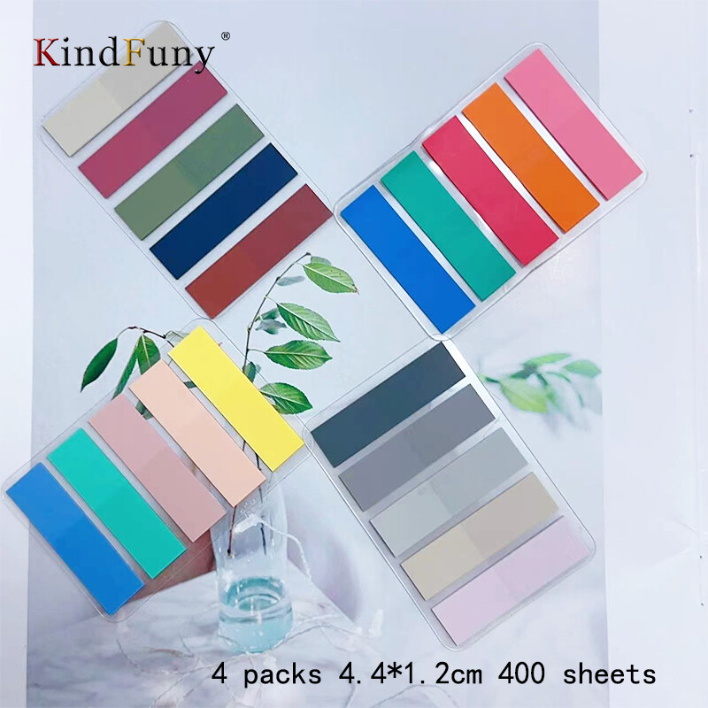 KindFuny 400 listova Samoljepljivi papirni materijal u boji Memo Pad Ljepljive bilješke Oznaka markera Memo Sticker Papir Posted It