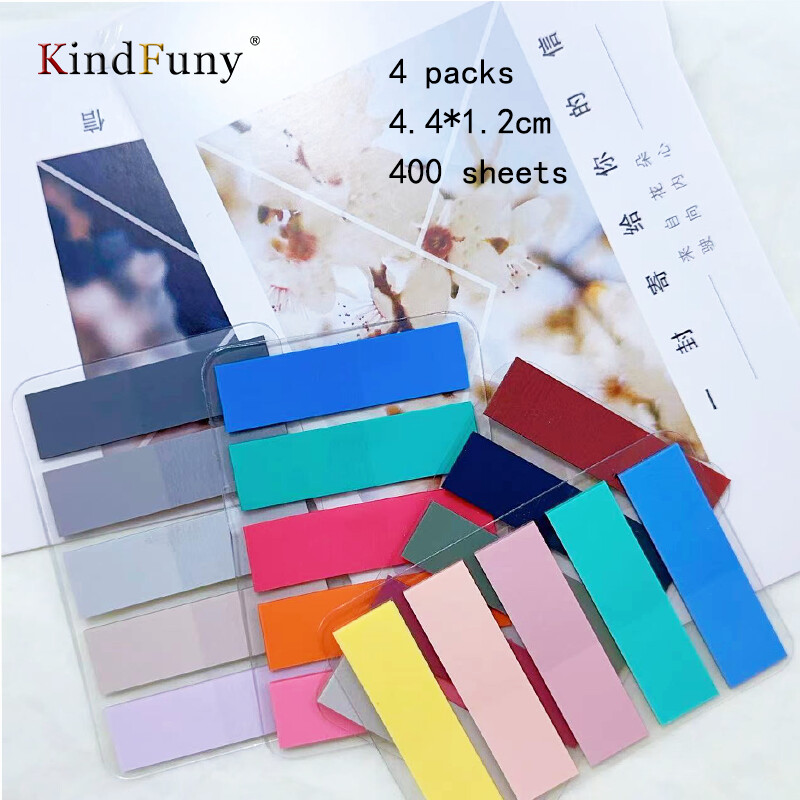 KindFuny 400 listova Samoljepljivi papirni materijal u boji Memo Pad Ljepljive bilješke Oznaka markera Memo Sticker Papir Posted It