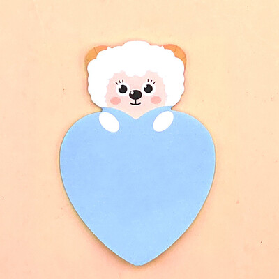 Лепило с карикатура от 9 части Сладки бележки с бележки Бележник Бележник Стикер за канцеларски материали Декорация