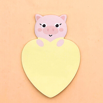 Лепило с карикатура от 9 части Сладки бележки с бележки Бележник Бележник Стикер за канцеларски материали Декорация