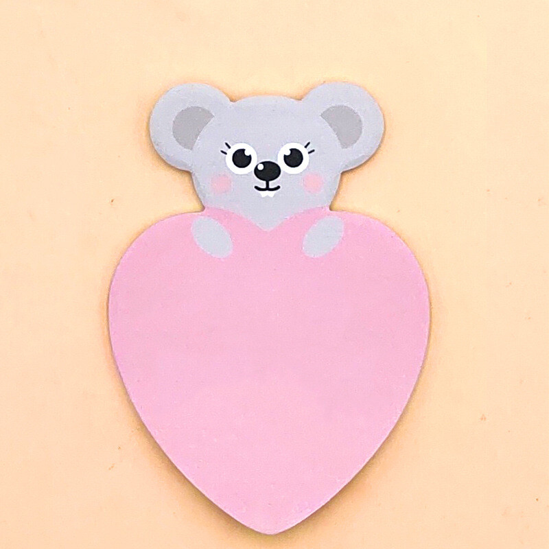 Лепило с карикатура от 9 части Сладки бележки с бележки Бележник Бележник Стикер за канцеларски материали Декорация