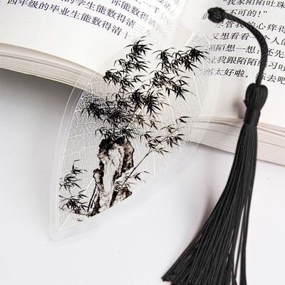 Hiina arhailine maastikumaal Järjehoidja Loominguline plastist leheveen Järjehoidja Kingitus sõpradele õpilastele Koolitarbed