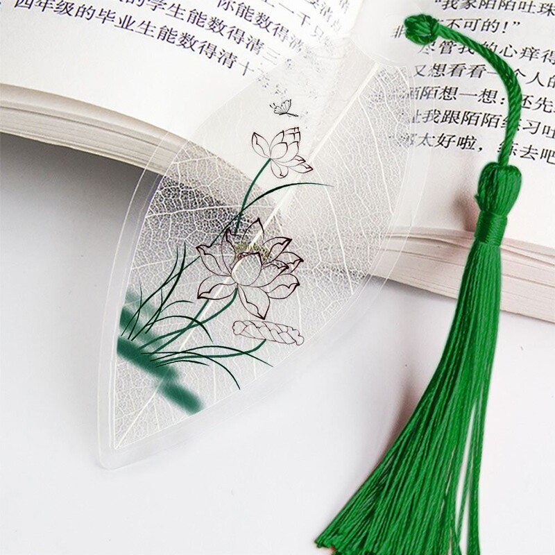 Hiina arhailine maastikumaal Järjehoidja Loominguline plastist leheveen Järjehoidja Kingitus sõpradele õpilastele Koolitarbed