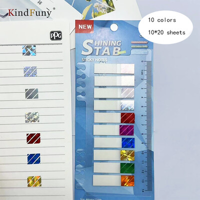 KindFuny 160/200 listova prozirne ljepljive bilješke, samoljepljivi markeri za knjige, bilješke za čitanje knjiga, prozirni jezičci, pisac