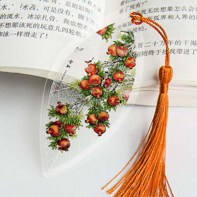 Lehesooned Järjehoidjad Maalimine Lilled Linnud Kalad Päris esteetiline Lehesoon Järjehoidja Kingitus sõpradele Õpilastele Koolitarbed