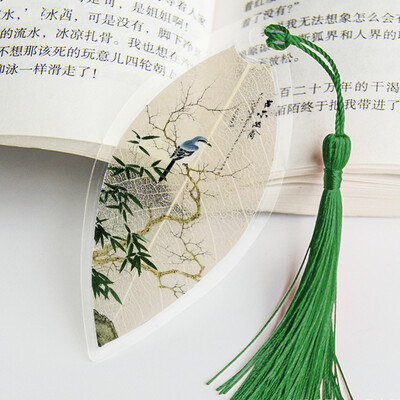 Lehesooned Järjehoidjad Maalimine Lilled Linnud Kalad Päris esteetiline Lehesoon Järjehoidja Kingitus sõpradele Õpilastele Koolitarbed