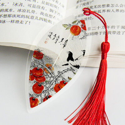 Lehesooned Järjehoidjad Maalimine Lilled Linnud Kalad Päris esteetiline Lehesoon Järjehoidja Kingitus sõpradele Õpilastele Koolitarbed