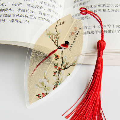 Lehesooned Järjehoidjad Maalimine Lilled Linnud Kalad Päris esteetiline Lehesoon Järjehoidja Kingitus sõpradele Õpilastele Koolitarbed