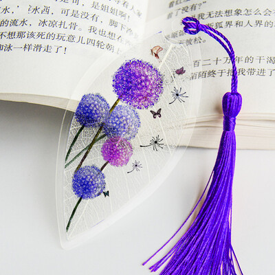 Lehesooned Järjehoidjad Maalimine Lilled Linnud Kalad Päris esteetiline Lehesoon Järjehoidja Kingitus sõpradele Õpilastele Koolitarbed