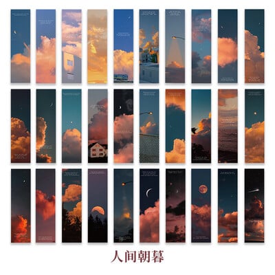 Semn de carte pentru pisici japoneze de 30 de bucăți de desene animate drăguțe pentru decorațiuni de animale Semn de pagină de citire Suport de pagină pentru semn de carte Rechizite pentru elevi Carte de mesaj