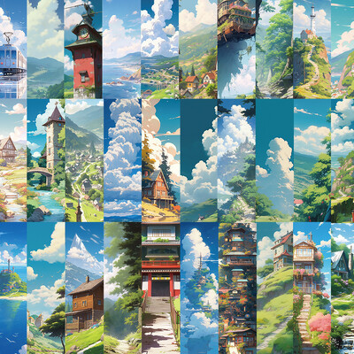 Semn de carte pentru pisici japoneze de 30 de bucăți de desene animate drăguțe pentru decorațiuni de animale Semn de pagină de citire Suport de pagină pentru semn de carte Rechizite pentru elevi Carte de mesaj