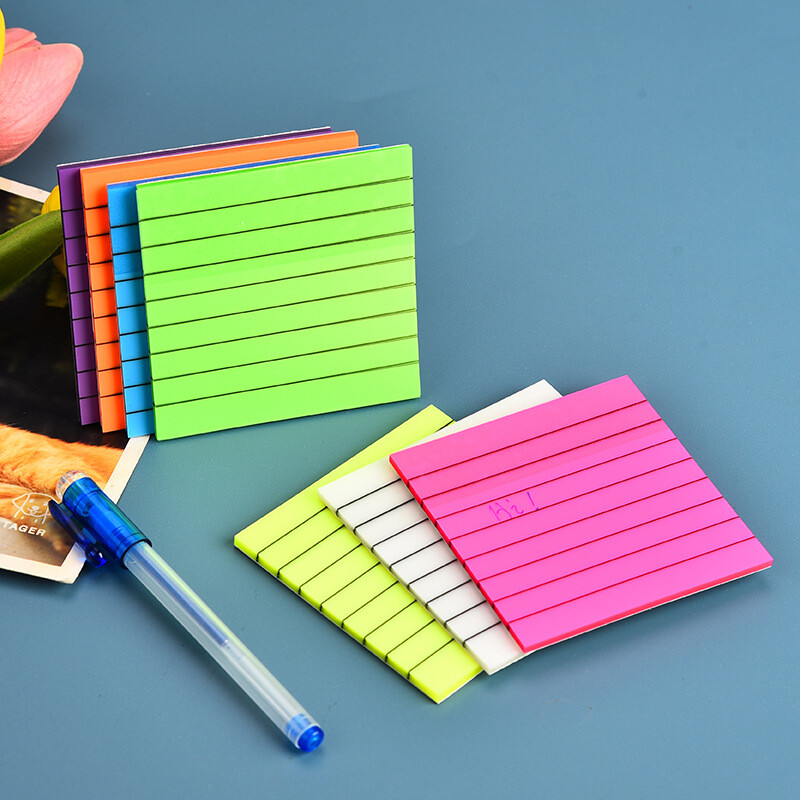 50 листа Прозрачни водоустойчиви лепкави бележки Бележници Позиции за училищни канцеларски материали Офис консумативи