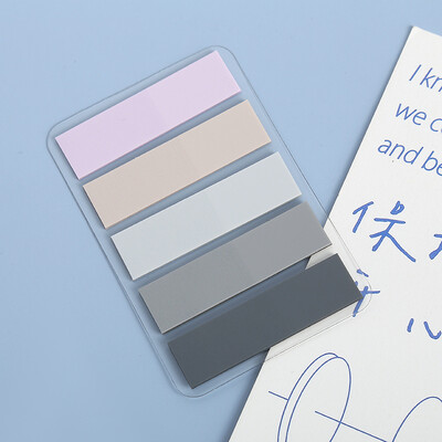 Стикери от 20 листа Прозрачни флуоресцентни указателни раздели Знамена Лепкава бележка Канцеларски материали Деца Училищни офис консумативи