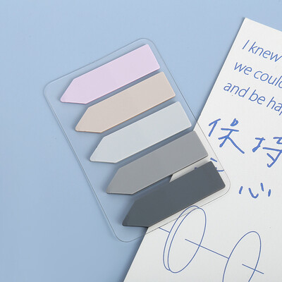 Стикери от 20 листа Прозрачни флуоресцентни указателни раздели Знамена Лепкава бележка Канцеларски материали Деца Училищни офис консумативи