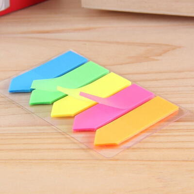 5 spalvų rodyklės skirtukai Dozatorius Planner Lipdukai Skirstuvas Biuro reikmenys Lipdukai 100 lapų / pakuotė Biuro, kultūros ir švietimo