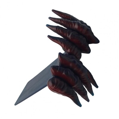 1 tk Paindlik järjehoidja õppekirjatarbed unikaalsed loomingulised halloweeni kuradi käsi järjehoidja kaunistus raamatumärk koolitarbed