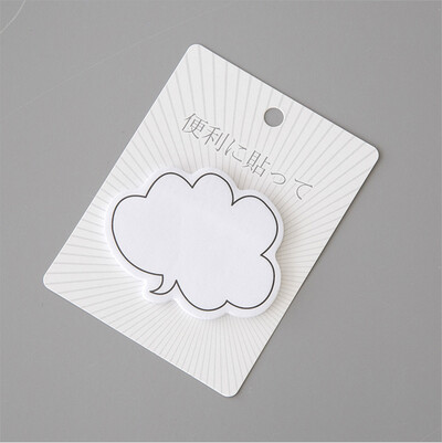 1 бр. Lytwtw's Cute Kawaii Dialog Sticky Notes Creative Notepad Memo Pads Офис Училищни пособия Канцеларски стикери Лепило