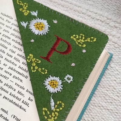 ? 26 de litere, elegant, personalizat, brodat manual, semn de carte pentru colțul patru anotimpuri, arte și meșteșuguri distractive pentru copii cu vârste între 8-12 băieți