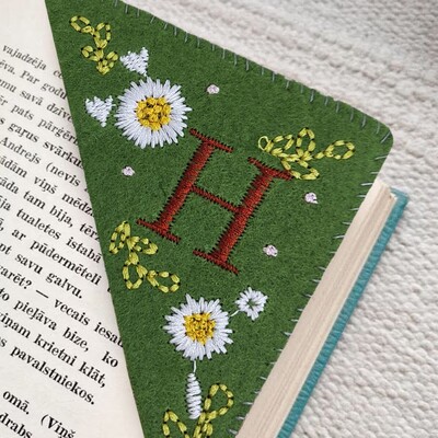 ? 26 de litere, elegant, personalizat, brodat manual, semn de carte pentru colțul patru anotimpuri, arte și meșteșuguri distractive pentru copii cu vârste între 8-12 băieți