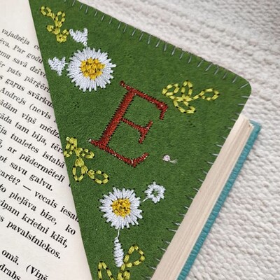 ? 26 de litere, elegant, personalizat, brodat manual, semn de carte pentru colțul patru anotimpuri, arte și meșteșuguri distractive pentru copii cu vârste între 8-12 băieți