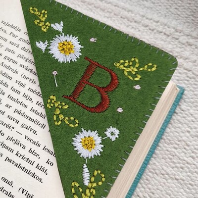 ? 26 de litere, elegant, personalizat, brodat manual, semn de carte pentru colțul patru anotimpuri, arte și meșteșuguri distractive pentru copii cu vârste între 8-12 băieți