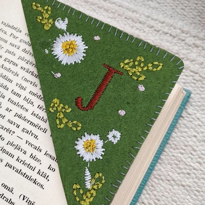 ? 26 de litere, elegant, personalizat, brodat manual, semn de carte pentru colțul patru anotimpuri, arte și meșteșuguri distractive pentru copii cu vârste între 8-12 băieți