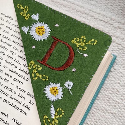 ? 26 de litere, elegant, personalizat, brodat manual, semn de carte pentru colțul patru anotimpuri, arte și meșteșuguri distractive pentru copii cu vârste între 8-12 băieți