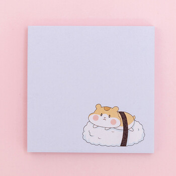 White Bear Memo Pad Hamster Sticky Note Stickers Decal Scrapbooking DIY Σημειωματάριο Kawaii Ημερολόγιο Γραφικά Σχολικά προμήθειες