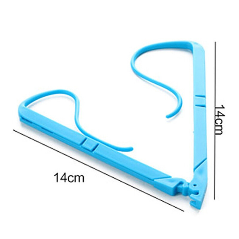 Творческа сгъваема синя/розова пластмасова стойка за страници за книги, книга с фиксирана щипка против автоматично обръщане на страници, отметка за ученик, удобна джаджа за четене