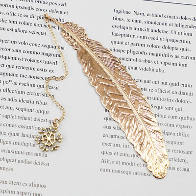 Сладки коледни отметки с метални пера Дядо Коледа Снежинки Книжни знаци за учители Подарък Красиви аксесоари за книги