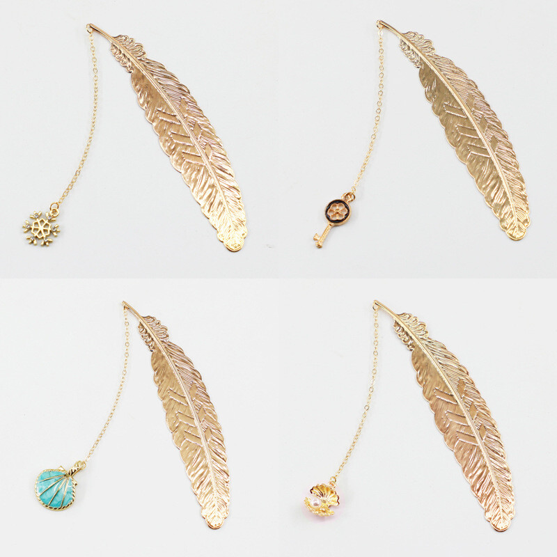 Сладки коледни отметки с метални пера Дядо Коледа Снежинки Книжни знаци за учители Подарък Красиви аксесоари за книги