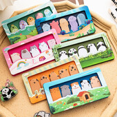 150 листа/комплект Карикатури Животни Лепящи бележки Класифицирани индексиращи стикери Отметки Бележници Канцеларски материали