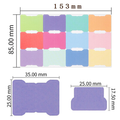 60 listova Oznake indeksa kategorije Prazni u boji Dnevnik Biblija Samoljepljive bilješke Razdjelnici za bilježnice