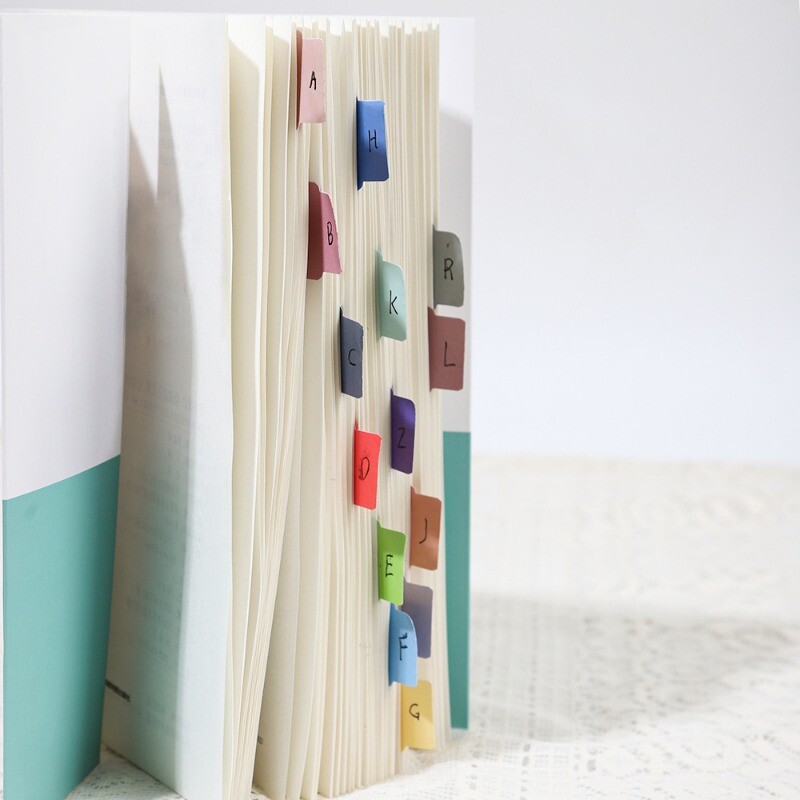 60 listova Oznake indeksa kategorije Prazni u boji Dnevnik Biblija Samoljepljive bilješke Razdjelnici za bilježnice