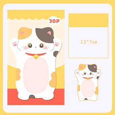 1 buc. Cute Kawaii Cat Kitty Note lipicioase Autocolant Memo Pad Scrapbooking Scoala Rechizite de birou Papetarie Semn de carte cadou