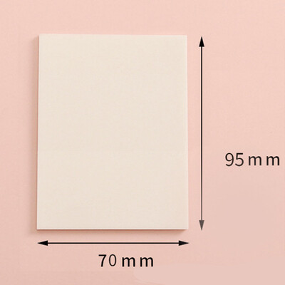 50 lehte/plokki Läbipaistev kleeplapp Veekindel isekleepuv selge memosõnum meeldetuletus Kodukontori koolitarbed