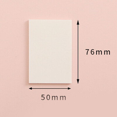 50 lehte/plokki Läbipaistev kleeplapp Veekindel isekleepuv selge memosõnum meeldetuletus Kodukontori koolitarbed