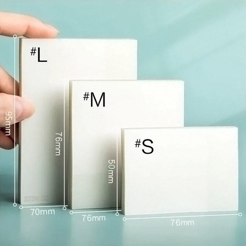 50 lehte/plokki Läbipaistev kleeplapp Veekindel isekleepuv selge memosõnum meeldetuletus Kodukontori koolitarbed