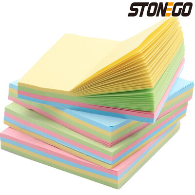 STONEGO Multicolor Memo Pad Naljepnica Papirnati uredski pribor 100 stranica Pocket Notepad sticky Notes