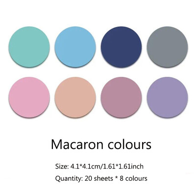 160 lapų Spalvos Skaidrūs lipnūs lapeliai vandeniui atsparūs rodyklės skirtukai Lipdukai Atmintinės Raštinės reikmenys Mokykliniai biuro reikmenys