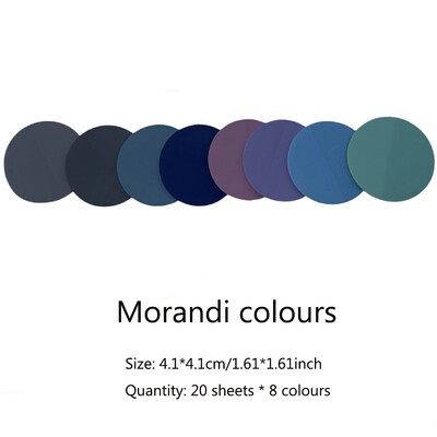 160 lapų Spalvos Skaidrūs lipnūs lapeliai vandeniui atsparūs rodyklės skirtukai Lipdukai Atmintinės Raštinės reikmenys Mokykliniai biuro reikmenys