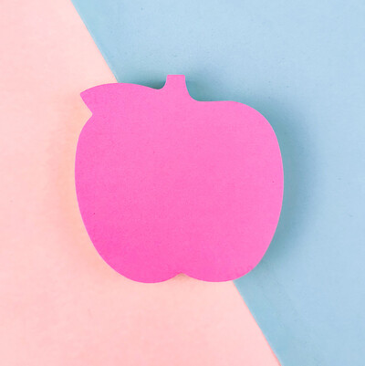 100 de coli Note lipicioase colorate Note post auto lipicioase Săgeată inimă Blocnote creative Planificator autocolant pentru rechizite școlare de birou