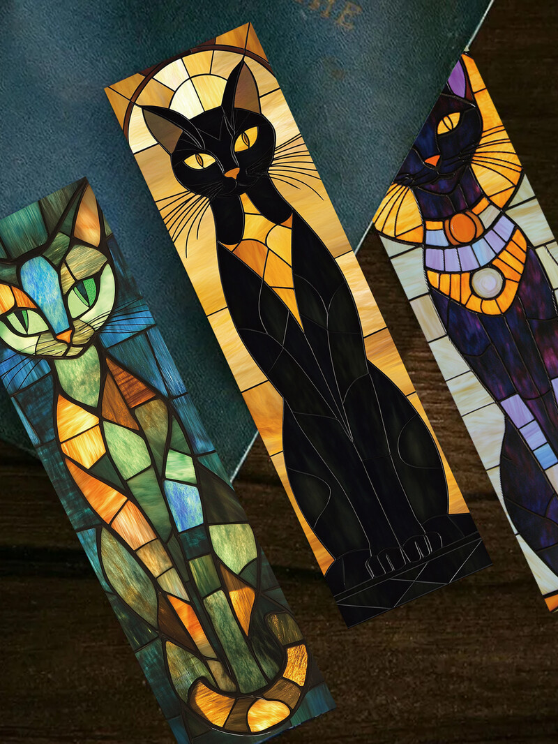 30 бр. елегантна отметка с текстура на котешко стъкло за четене на книги, етикетиране на студентски творчески подаръци, хартиена карта Направи си сам отметка за етикетиране на страници