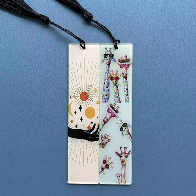 2tk Akrüül Järjehoidjad Õpilaste õppetarbed Kirjatarbed Kingitused Dekoratsioon Kingitused Raamatukontor Elupuu Kuu Taro elemendi muster