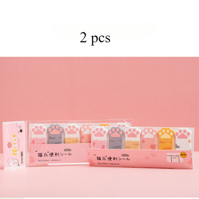 120 lapų Cat Claw Savarankiškai prilipdomi užrašai Lipdukas Atmintinės bloknotas Žymė Žinutės Pastabos Lipduko užrašų knygelė notas adhesivas užrašų knygelė