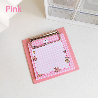 Щипка за мини дъска Лепящи бележки Ученически бележник Сладки стикери с животни