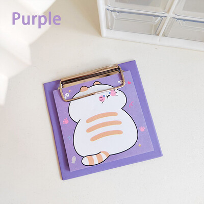 Щипка за мини дъска Лепящи бележки Ученически бележник Сладки стикери с животни
