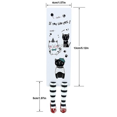 1PCS 3d Wicked Witch Bookmark Крака от ABS Witch Bookmark Ръчно изработени за любителите на книги Подаръци Канцеларски материали Офис Училищни пособия