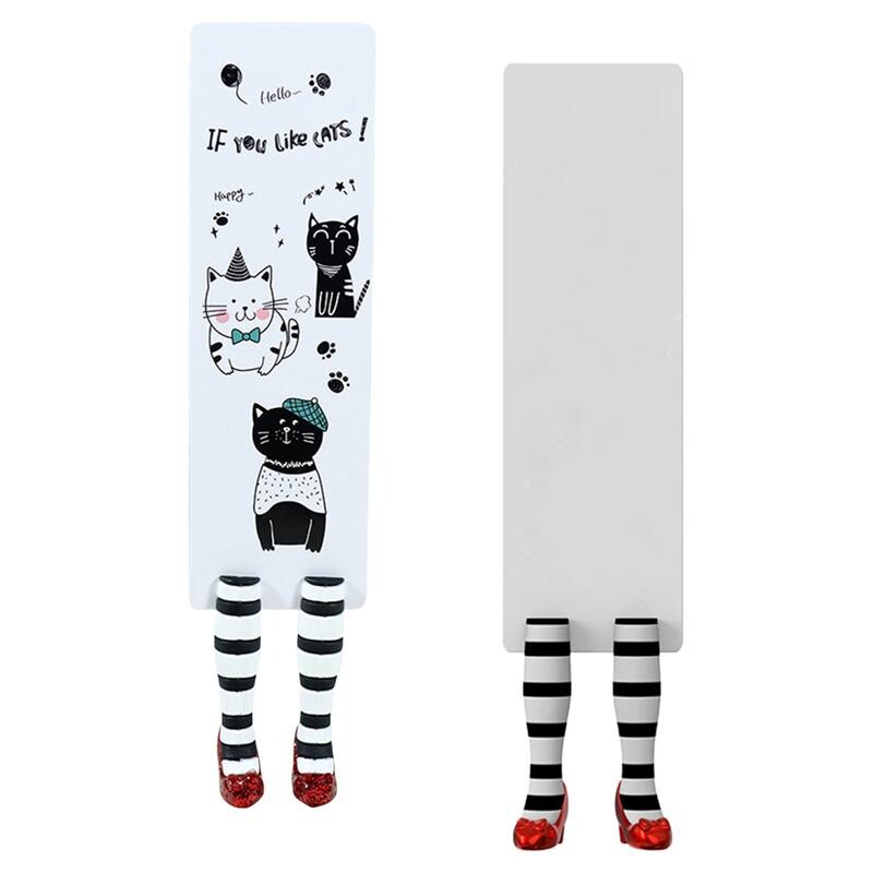 1PCS 3d Wicked Witch Bookmark Крака от ABS Witch Bookmark Ръчно изработени за любителите на книги Подаръци Канцеларски материали Офис Училищни пособия