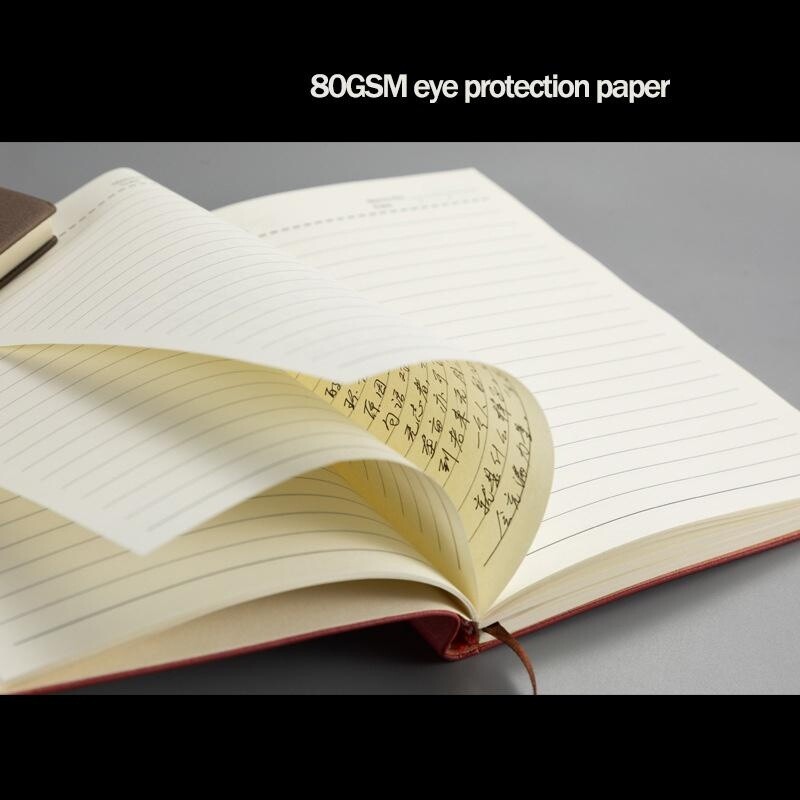 A5 A6 Sheepin тетрадка Кожен офис дневник Дневник бележник Канцеларски материали Тетрадка с черти за ученически клас 160 страници/240 страници